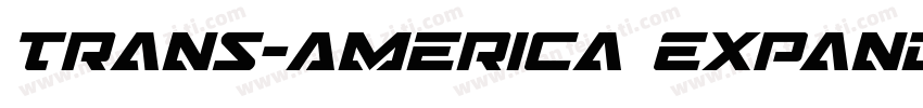 Trans-America Expand字体转换